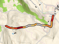 Chemin de Garlèppe von Sainte Suzanne
