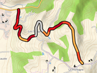 La Montagne von Le Palais über Chemin de la Montagne