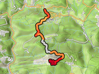 Chemin de la Tour via Route des Brisons