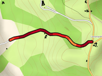 Chemin de Lacarrieu über Lacarrieu