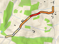Le Busquet via Chemin de Larroucau