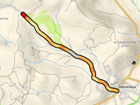 Les Côtes via Chemin de Montplaisir