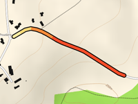 Poudans via Chemin de Poudans