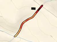 Chemin de Sarrant au Causé da En Couhas