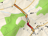 Chemin de Terre Rouge from Balesta