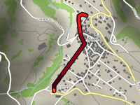 Chemin des Chenaux über Chemin de Crètadzera