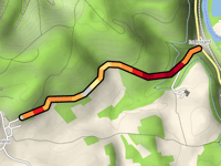 Chemin des Closures à Laménil