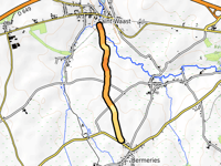 Chemin des Douze Saules z Saint-Waast
