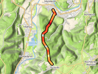 Côte Jeanney über Chemin des Pâturages