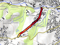 Chemin des Plantées von Montbrison