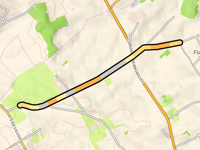 Chemin du Crucifix from Les Flamandes
