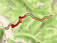 Chemin du Haut d'Aubertin from Route de la commande