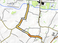 Chemin du Moulin via Bas Rejet