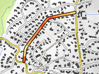 Chemin du Pédégal von Avenue des Mimosas