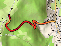 Chemin du Plaa de Labede depuis Baliros