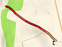 Chemin du Prat from Gerderest