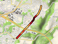 Chemin du Pré-d'Yverdon via Avenue des Boveresses