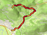 Chèvre Roche z Crémanvillers przez Route du Haut du Tôt