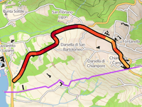 Chiampore / Čampore da Lazzaretto via Strada per San Floriano