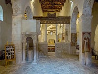 Chiesa di Santa Maria in Valle Porclaneta from Magliano de' Marsi