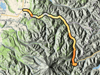 Chinook Pass from Enumclaw via Cayuse Pass