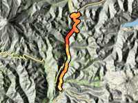 Chinook Pass desde Summit Creek por Cayuse Pass