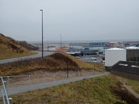 Christian Hansens Vej vanuit Hanstholm Havn