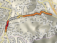 Chyevy Chase Summit przez Highland Drive
