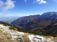 Cima Blockhaus from Lettomanopello via Passo Lanciano