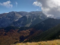 Cima Blockhaus from Lettomanopello via Passo Lanciano