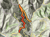 Cima d'Aurin über Rocchetta Nervina