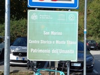 Città di San Marino über Corianino