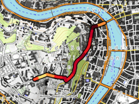 Fourvière via Rue Cléberg