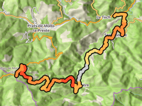 Col d'Ares from Le Tech via Lamanère