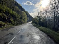 Col de Bacchus von Saint Jean en Royans