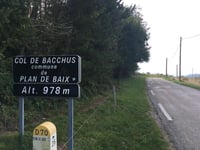 Col de Bacchus von Saint Jean en Royans