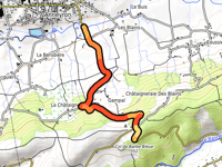 Col de Barbe Bleue from Anneyron