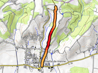 Col de Bel Air von Villette de Vienne über Chemin du Cugnet