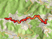 Col de Benta Fride from Pezilla-de-Conflent via Prats de Sournia