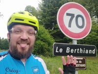 Col de Berthiand from Serrières sur Ain