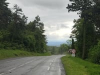 Col de Berthiand from Serrières sur Ain