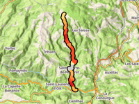 Col de Bonnecombe from Ligne de Bésiers