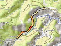 Col de Burianne from La Fauritte