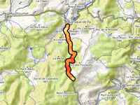 Col de Cascagne from Laroque de Fa