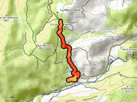 Col de Cascagne from Massac