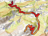 Col de Cenise - Les Frachets from Thuet Mont Saxonnex