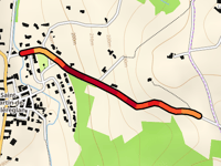 Col de Cépie from Saint Martin de Vilereglan