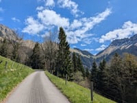 Col de Chaude desde Villeneuve