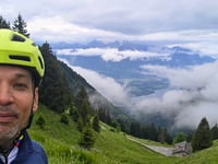 Col de Chaude desde Villeneuve