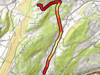Col de Chuffort desde Enges por Monpy